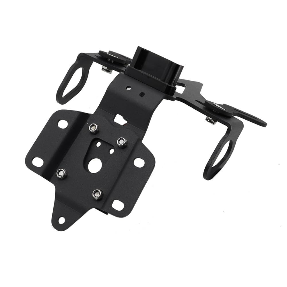 Shkalacar Kit Eliminatore Parafango Staffa Portatarga Moto con Luce LED Compatibile con MT-07 MT07 FZ-07