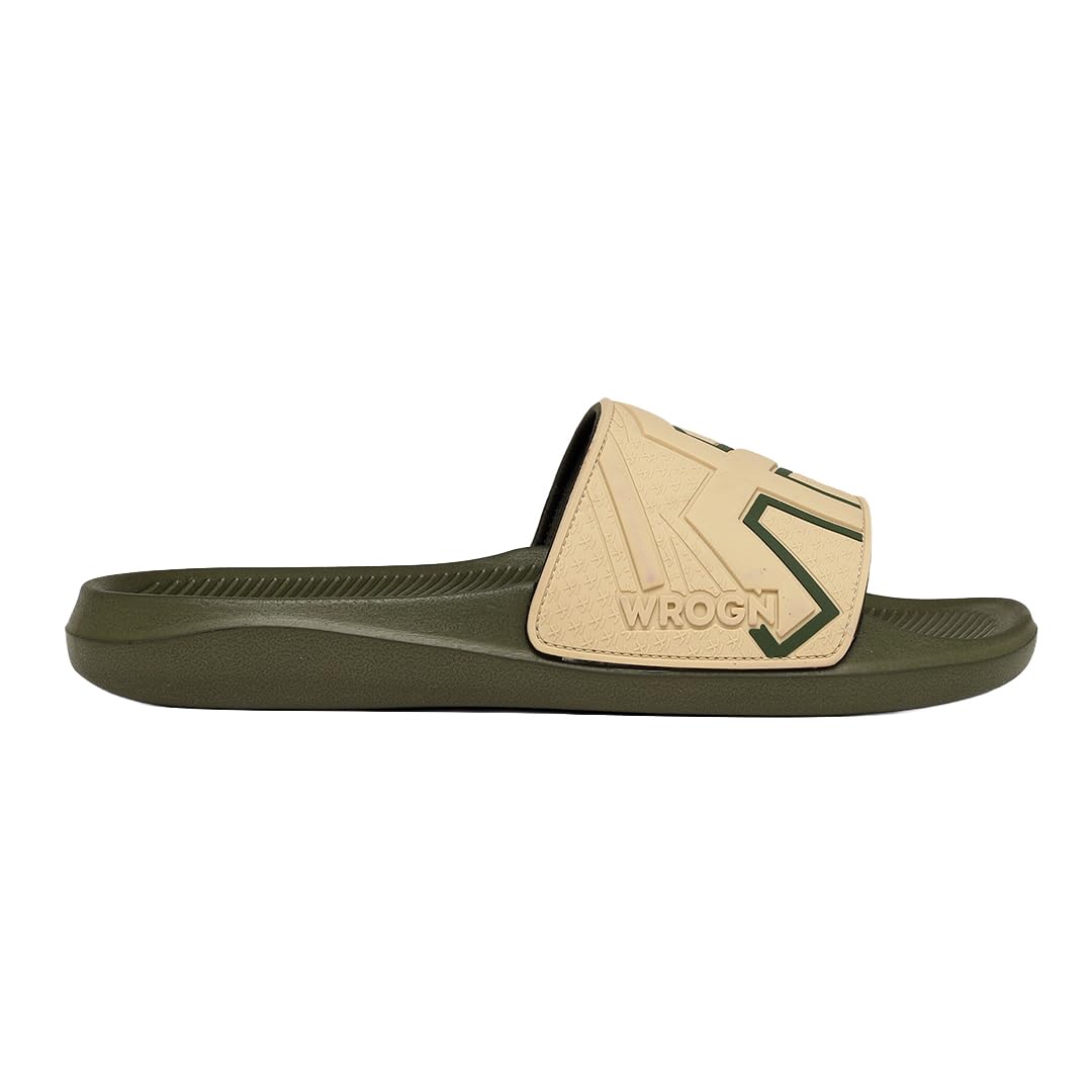 wrogn Men's Anti-slip Sliders-picture-12