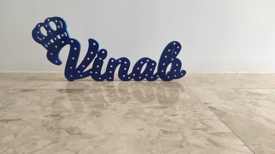 Classic Craft Creations | Customized Marquee Light Up Letters | Large Letters for Party Decorations | Party Bar Decorations for Home | All Functions Party Decor | Choice of own Letters| 18mm Thickness-image-10