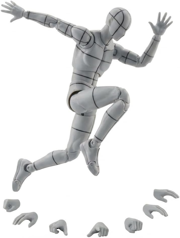 Kosik SHF Figuarts Body Kun -Wireframe- Sports Edition Figure (Gray Color Ver.) (Wireframe)