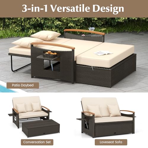 Luxury Outdoor Daybed with Canopy