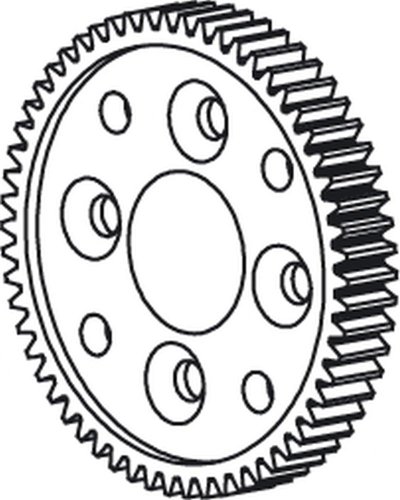 Preisvergleich Produktbild Jamara jamara505145 Toxic 65T Hauptzahnrad