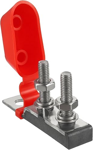 BOJACK Bloque de fusibles de terminal dual 30-300 AMP Fusible de batería con clasificación marina MRBF portafusibles (fusible doble)