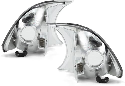 Miniatura 2 de Para 2000 BMW 323i Par Park/Luces de Señal Conductor y Pasajero Lado Parque/Señal/Marcador; para Coupé/Convertible; w/lente blanca; E46 BM2520108