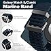 Ocean Bands Compatible for Samsung Galaxy Watch 8 Band 40mm 44mm/ 8 Classic 46mm,No Gap Soft Silicone Strap Sport Wristband for Galaxy Watch 8 Classic/ 8 for Men Women