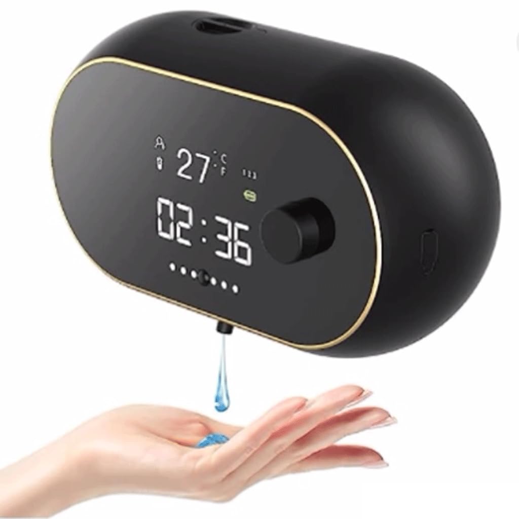 Dispensador de jabón de Montaje en Pared Dispensador de Bomba con Sensor eléctrico sin Contacto Dispensadores de loción de plástico 450 ml (15,8 oz)