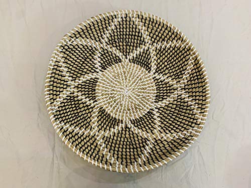 African Boho Wall Decor Art Wicker Baskets Set Woven Fruit Basket Wicker Plates For Wall Bohemian Wall Hanging Baskets Plate Rattan Woven Jute Assorted Africa Decorative Vegetable Basket Bowls L4540 Sportspyder