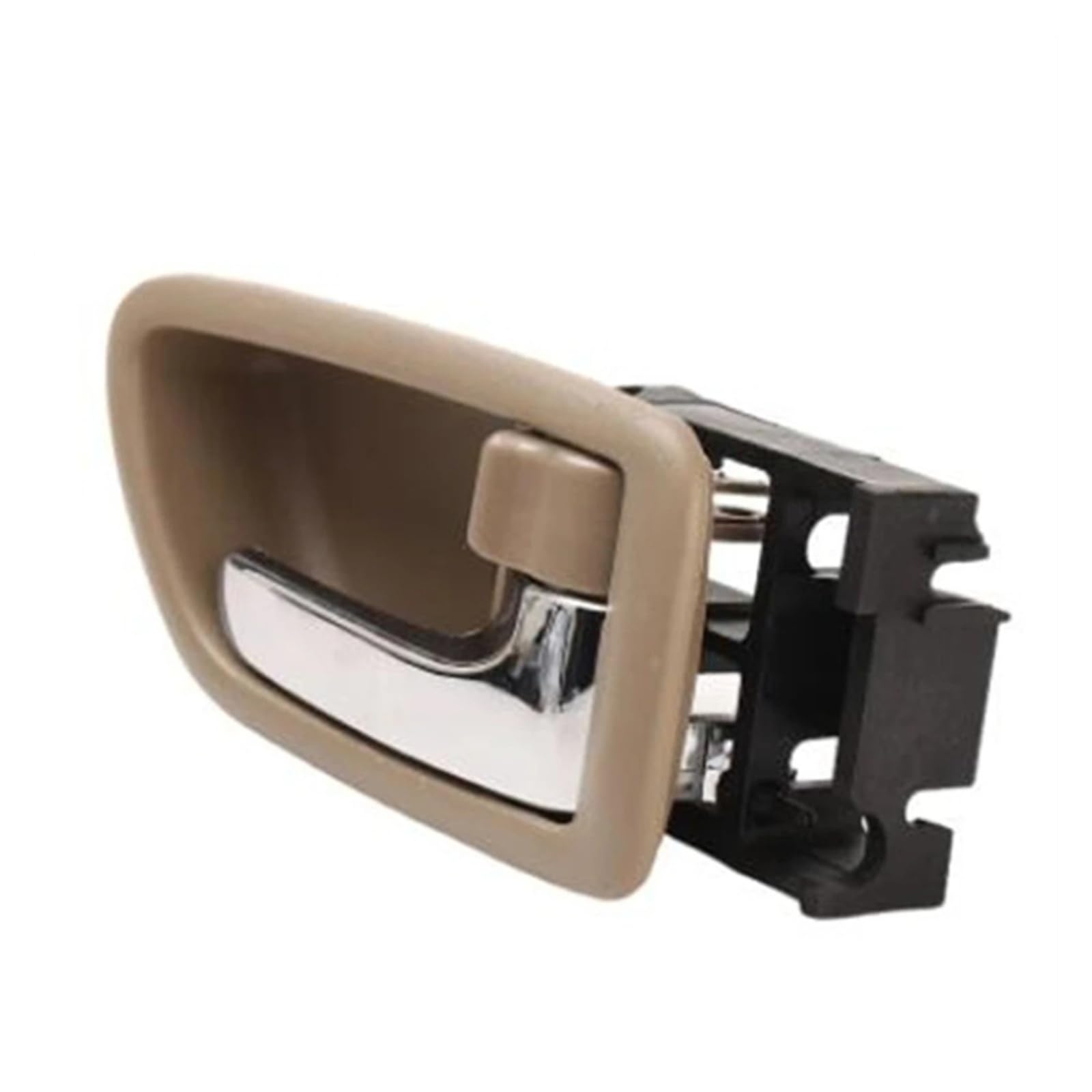 HFEWCVK Fit for T0y0ta Avalon 2000-2004 Tun//dra 2000-2006 Chrome Interior Door Handle 69205-AC010-E1 Car Door Handle(Beige Right)
