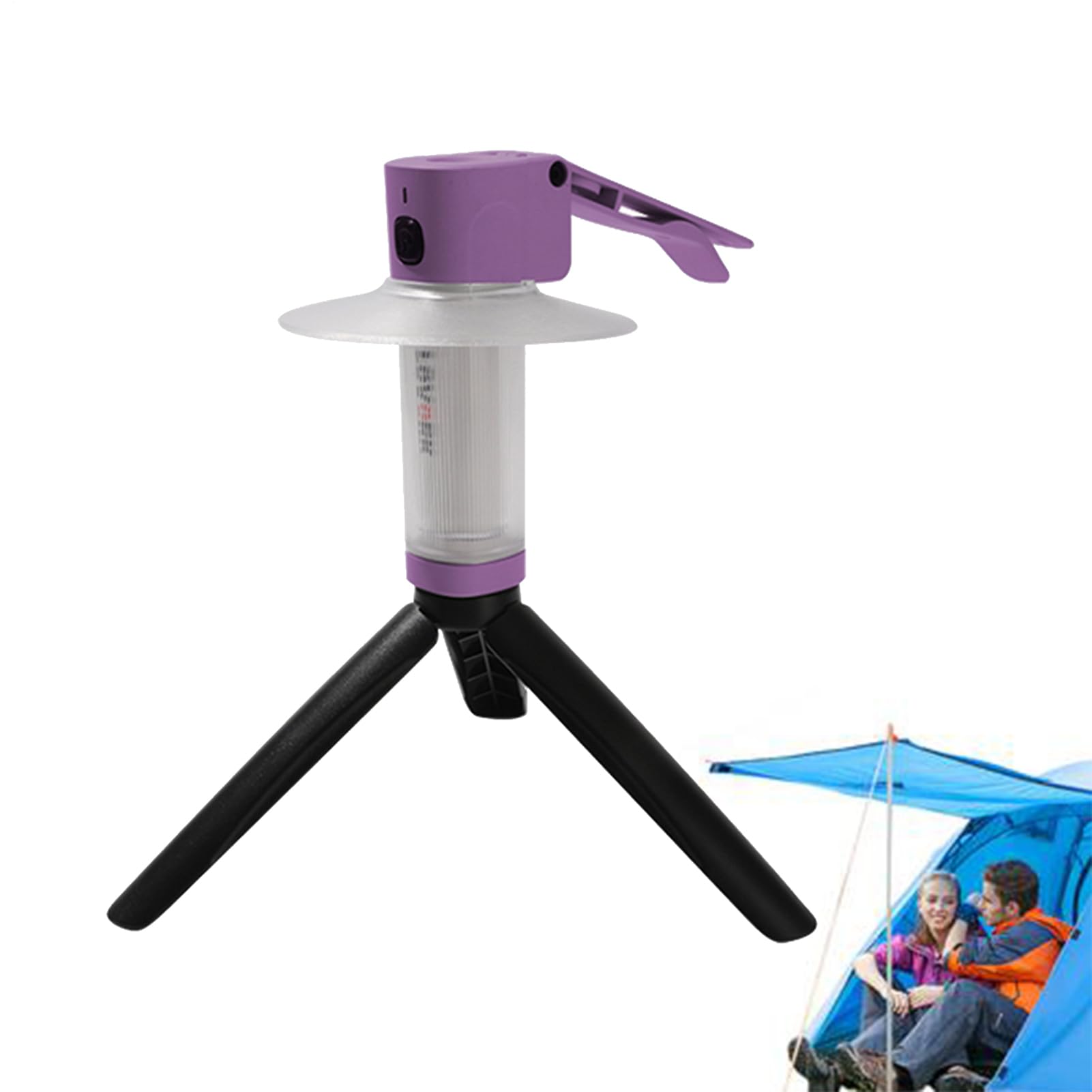 da Campeggio Luce Regolabile A 180° Con 3 Colori 6 Modalità Magnetico | Lampada Da Escursionismo a Ricarica Rapida per Viaggi Zaino in Spalla Road Trip Campeggio Outdoor Patio Avventura Arrampicat