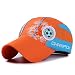 Home Prefer Kids Toddlers Lightweight Sun Hat Cotton Mesh Ball Caps Sun Protection Hats for Outdoor Sports Orange