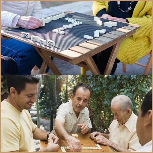 Classic Double Six Dominoes Set for Adults,Dominoes for Children Board Games,28 Pieces Traditional Dominos Set in Wooden Box,Retro Domino Game Gift for Christmas Kids Family Gathering Travel Party - Image 5