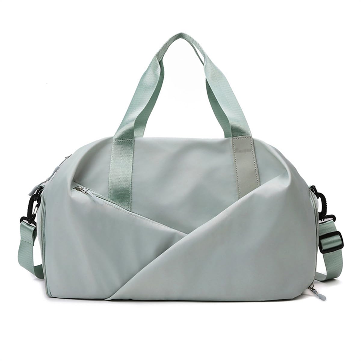 Borsa da Palestra, Borsone Sportivo Unisex con Scomparto per Scarpe e Tasche Bagnate Impermeabili, Borse da Viaggio per Il Fine Settimana per Nuoto Yoga (Verde)