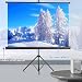 16:9 Projector Screen With Stand,4:3Mobile Movie Screen,Wrinkle-Free,Perfect For Home Office Theater TV(60in)