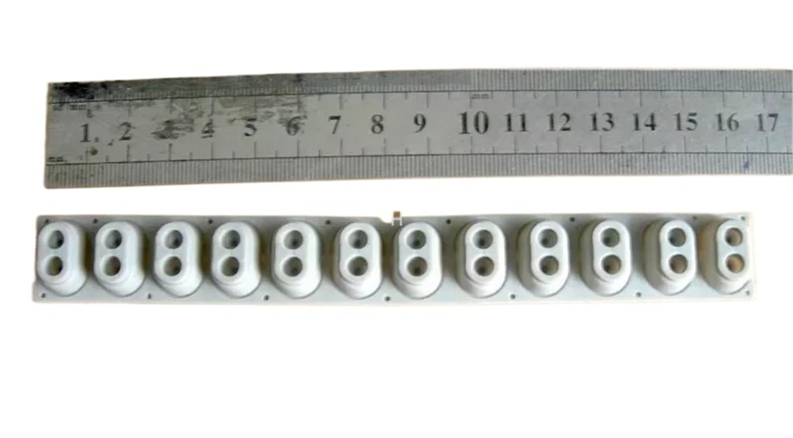 Striscia di silicone for Casio WK-110 WK-500 WK6300 WK6600 Gomma di contatto conduttiva for tasti(5pieces)