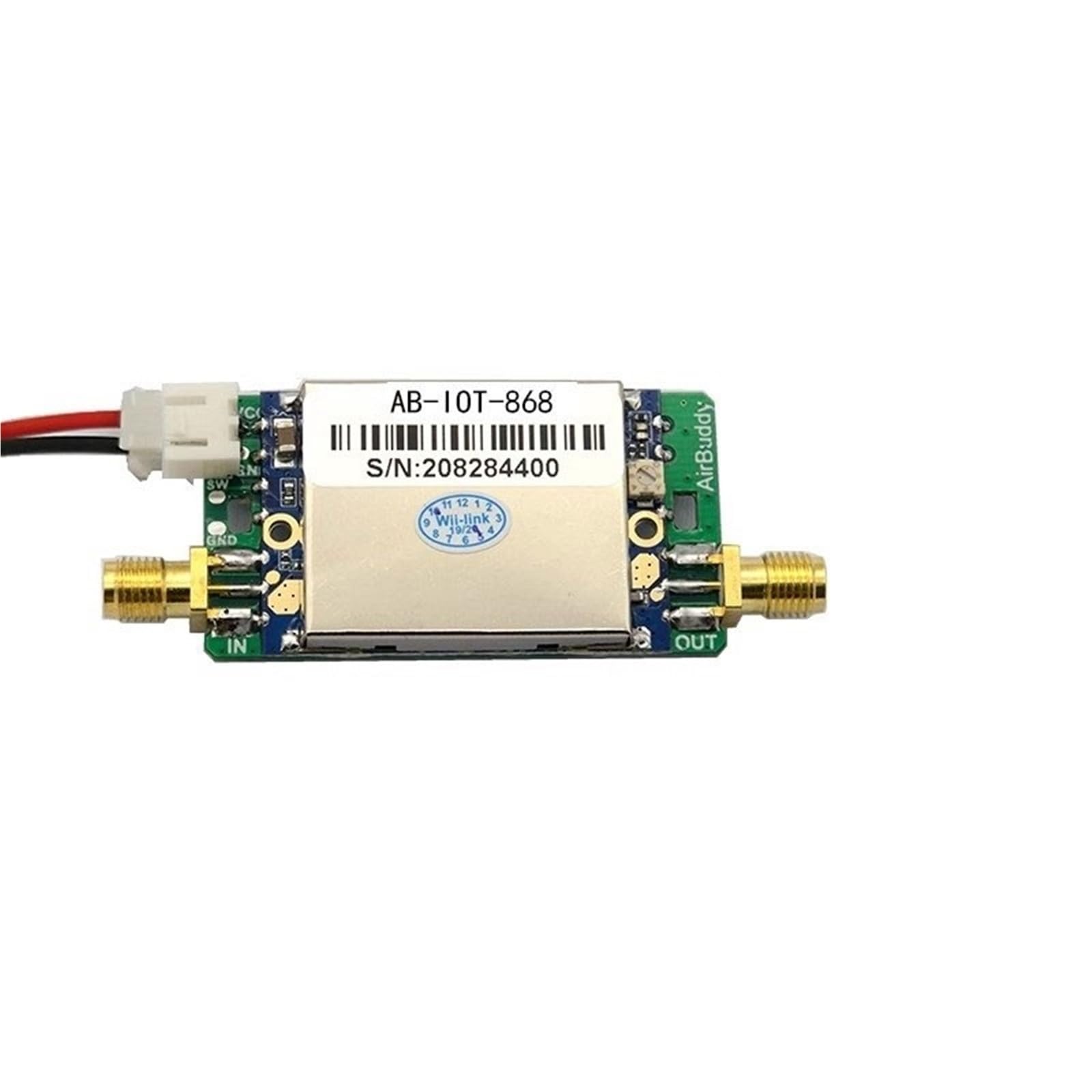 1 pz AB-IOT868-SMA 850MHz-930MHz Modulo amplificatore di segnale bidirezionale 5V Amplificatore di segnale di ricetrasmissione RFID IoT