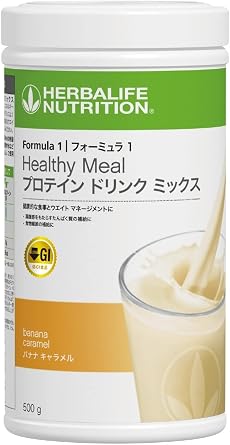 HarvaLife Formula 1 Protein Drink Mix, Banana Caramel, 17.6 oz 500 g