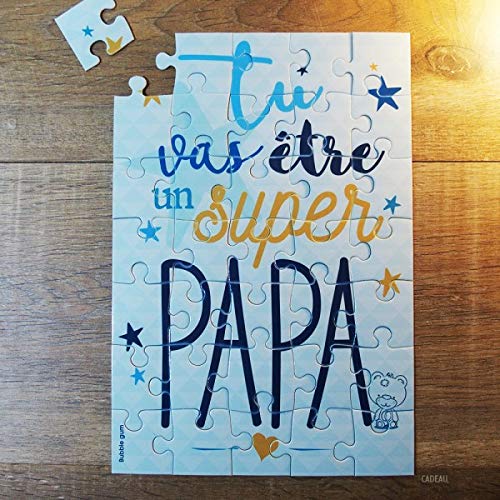 Puzzle Surprise Tu Vas être Un Super Papa - Cadeau Maestro