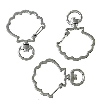 Amazon.co.jp: ファイニエ キーホルダーパーツ 貝 シェルカン