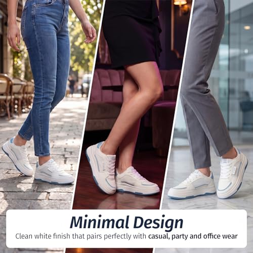 Image of YOHO UrbanDash Sneakers for Woman | Strong Grip, Cushioned Insoles | Comfortable & Stylish for Everyday Use Shoes for Woman /Girls /Ladies -0845
