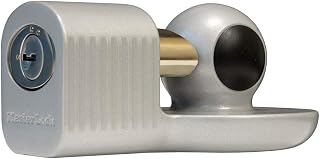Master Lock Trailer Hitch Lock, Fits 1-7/8 in., 2 in., and Most 2-5/16 in. Trailer Couplers, Weather Resistant Automotive Hitch Lock with Keys, 377KA