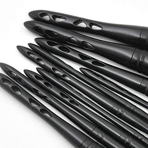 Bumdenuu 10PZ Set di Pennelli per Trucco Nero