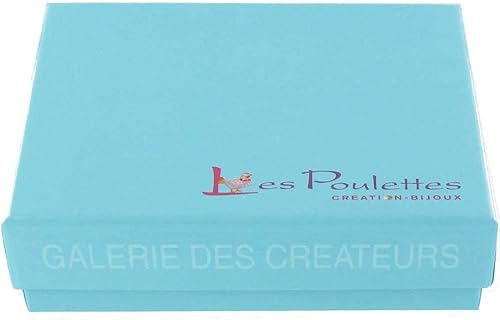 Miniatura 5 de LES POULETTES JEWELS - Colgante Medalla Redonda Chapado en Oro y Resina Cruz de San Benito, Resina, Resina