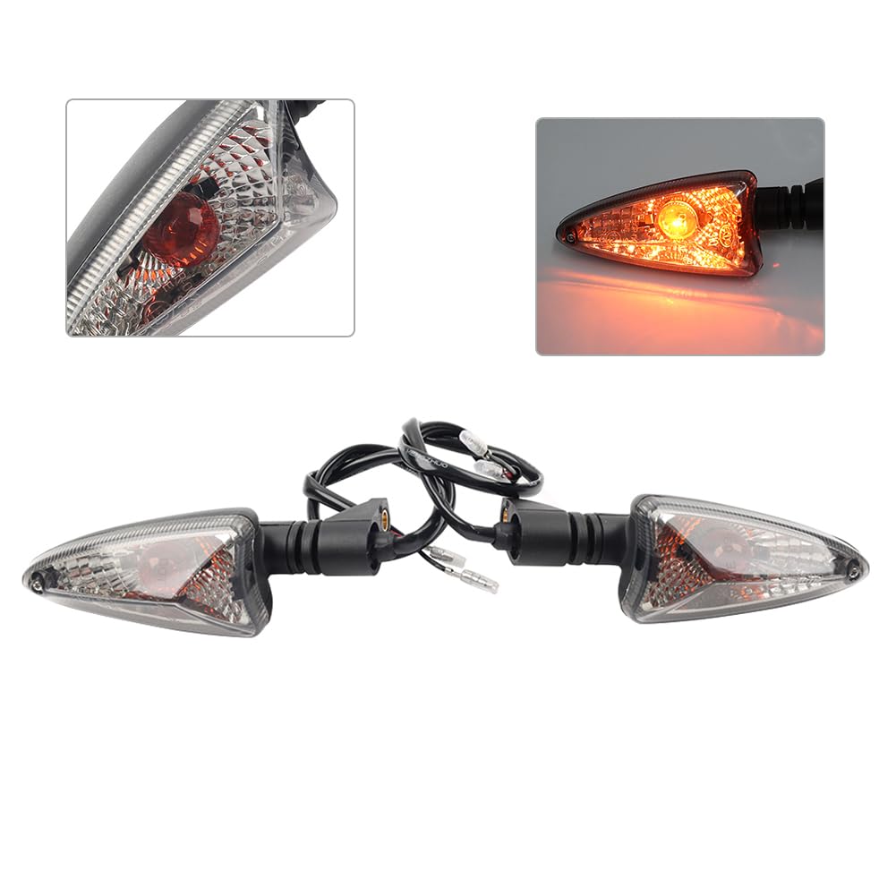 BACAR Cnfang4 1 Pair Lamp Blinker Front Rear Turn Signal Light Smoke For Daytona 675R 2011-2015