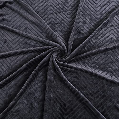 Image of Microfiber Amora Dyed Embossed Blanket (Single, 250x160, Eiffel Tower)