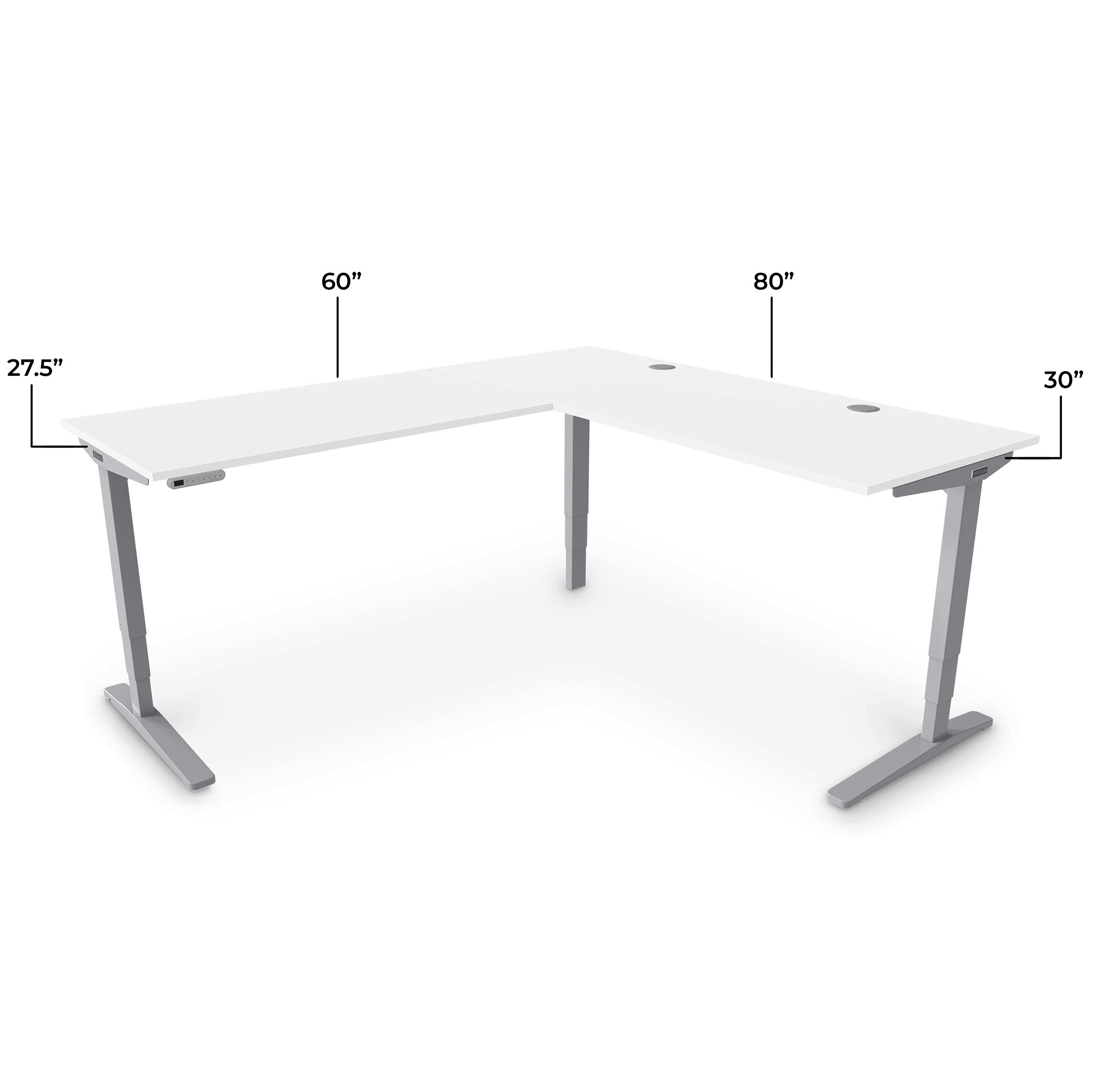 Buy UPLIFT Desk V2 White GreenguardGold Laminate Desktop Standing