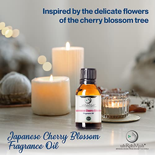 Aceite aromático Cherry Blossom 15 ml con gotero euro miniatura 2