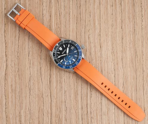 Image of StrapHabit Quick Release Rubber Watch Strap Band FKM 20mm 22mm 24mm