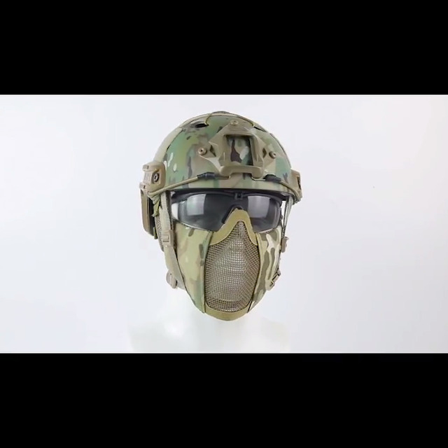 Maschera Protettiva MESH IDOGEAR PDW Half Face - Per Airsoft E Paintball, Scegli Il Colore