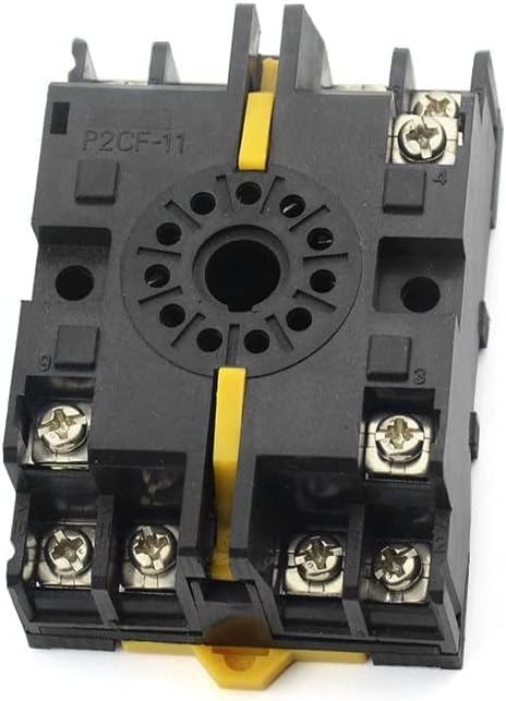 50pcs P2CF-11 Relay Base Suitable for H3BA H3CR 11 Pin Socket DIN Rail