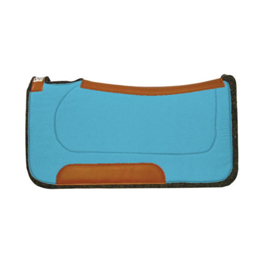Diamond Wool Contoured Ranch Pad 30X30 Turquoise