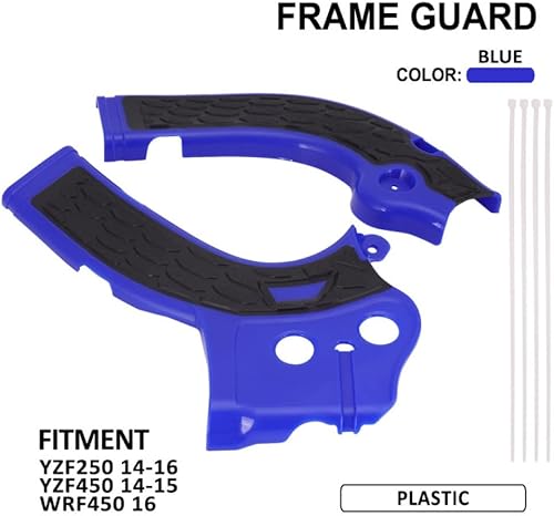 Miniatura 2 de Dirt Bike Frame Grip Protector de marco de motocicleta para YZ250F 2014 2015 2016 YZ450F 2014 2015 WR450F 2016 azul