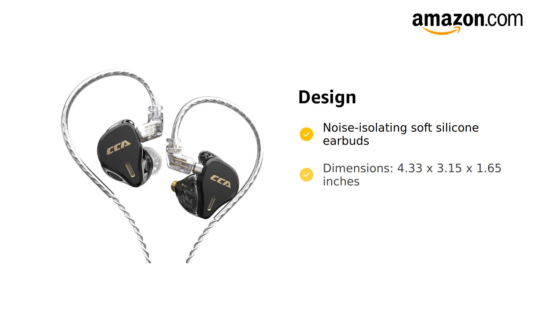 Amazon.com: CCA CS16 in-Ear Monitors, 16BA Reference HiFi