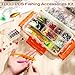 Soulchen 1000 Pcs Fishing Lures Baits Accessories Kit Including Crankbaits Spinnerbaits Plastic Worms Jigs Topwater Lures Tackle Box Economical Premium Starter Fishing Gear Set Available Men's Fishing