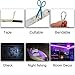 Deep Dream 16.4Ft/5M Waterproof UV Black Light, SMD 2835 300 LEDs, 395nm-400nm Blacklight Fixtures LED Strip with 12V Power Supply, IP65 for Bedroom DJ Glow Party Halloween Resin Curing