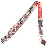 DC Comics Harley Quinn Comic/Logo Lanyard