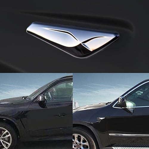 Miniatura 5 de JDMON Repuesto para guardabarros delantero cromado BMW X3 X4 F25 F26 2013 2014 2015 2016 2017 derecha izquierda Fender Chrome Panel marcador acabado