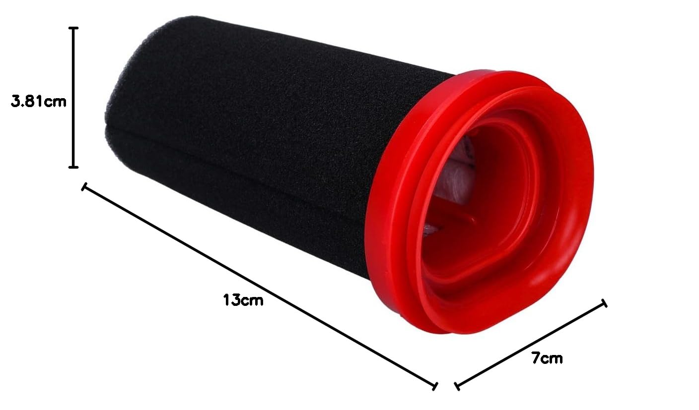 Sillar Set di 3 Filtri per Bosch Flexxo Serie 4 | Filtri di Ricambio Lavabile a Doppio Strato per Aspirapolvere Verticale, Ricambi e Accessori per Bosch di Alta Qualità, Codice 12026520