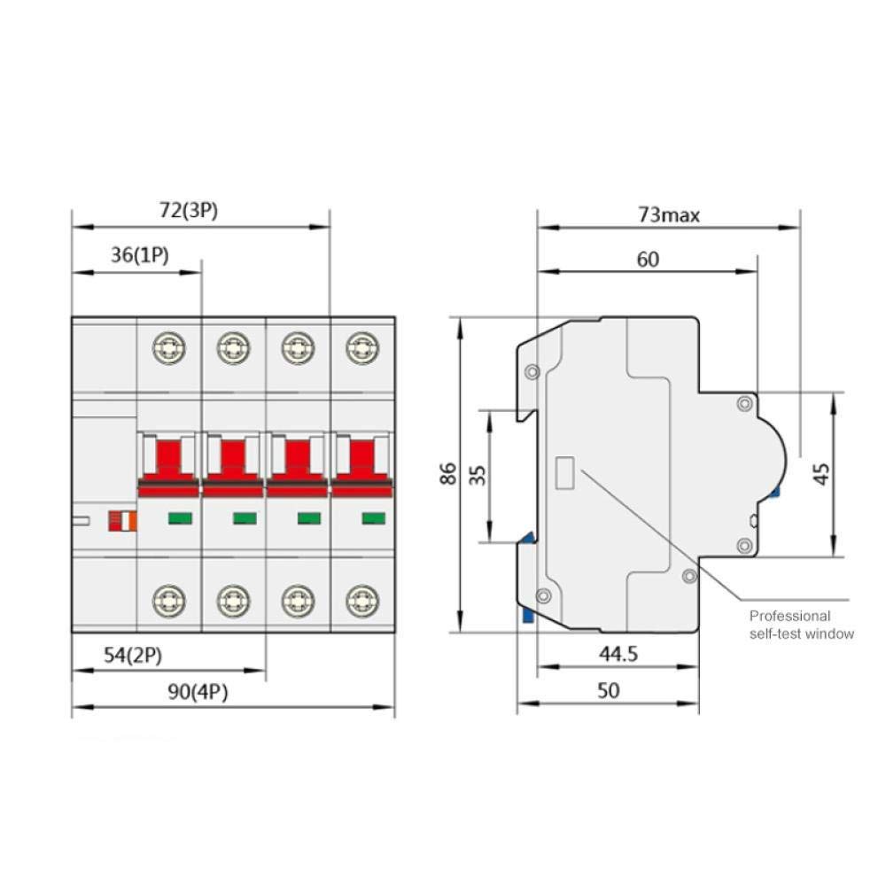 Disjoncteur WIFI Smart Timer Interrupteur à distance avec télécommande EWeLink App Smart Home, 16A, 2 pièces.