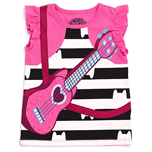 DREAMWORKS GABBY'S DOLLHOUSE Pandy Paws Mercat Girls 3 Pack T-Shirts Toddler to Big Kid4