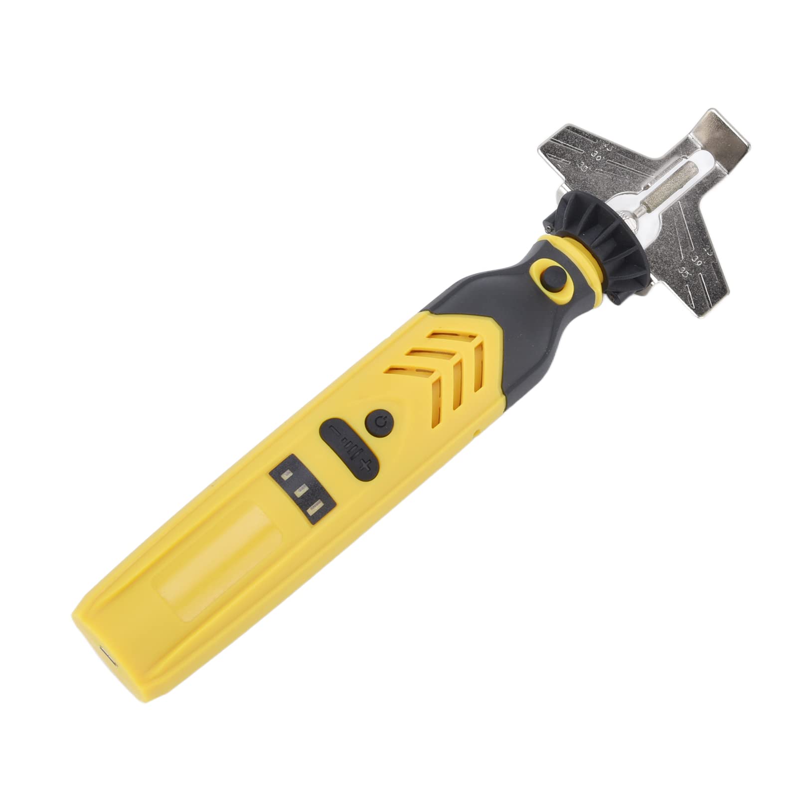 Afilador de Motosierra, Máquina de Cadena de Molienda DC 3.6V 1500mAh, Kit de Afilado de Motosierra Juego de Herramientas de Amoladora de Sierra de Cadena con Línea de Conexión de Cabezal de Montaje