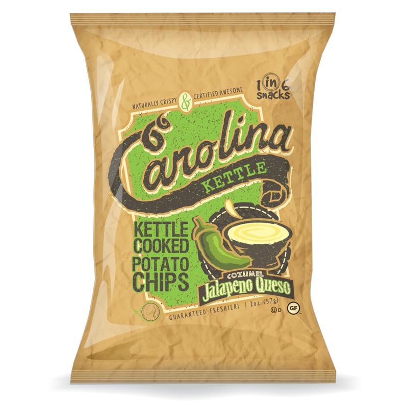 Carolina~Kettle Chips - Jalapeno Queso 57 gr.