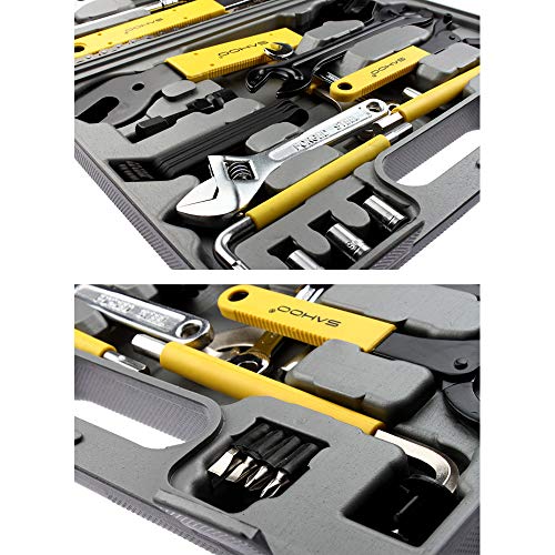 Trousse d'outils de réparation multifonctionnelle vélos avec 44 pièces