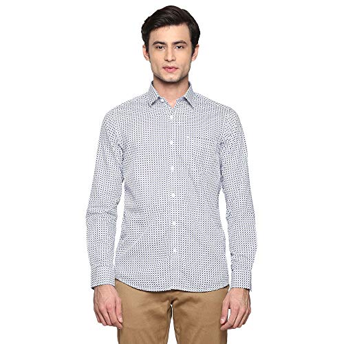 Image of Colorplus Men's Print Regular Fit Shirt