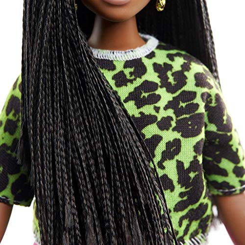 Barbie Fashionistas Neon Leopard Shirt Mattel Ghw58 - vue 5