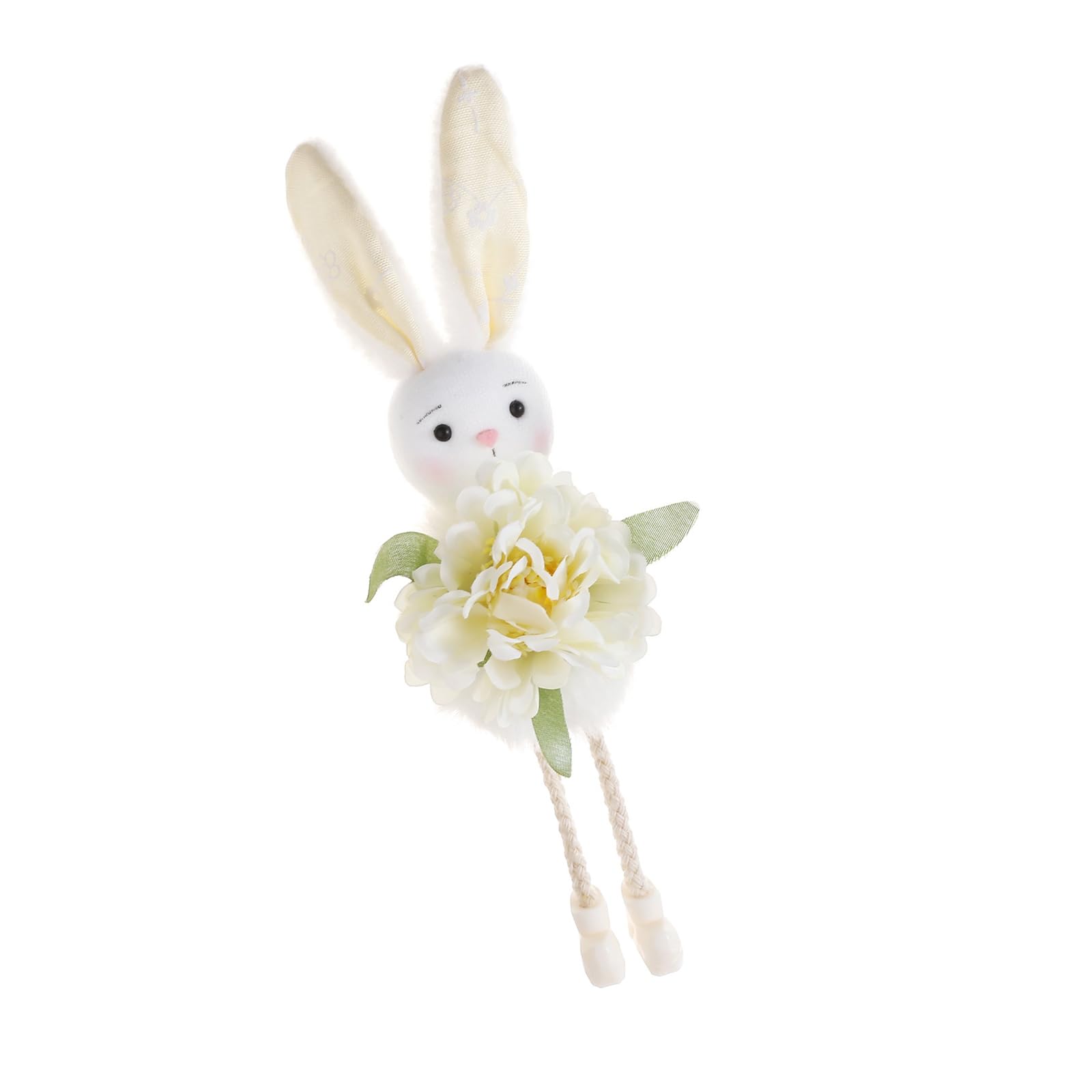 Mekalero Hare Figurine Ornament Colorful Doll Hanging Decoration for Living Room Bedroom Window Balconies Garden Festival