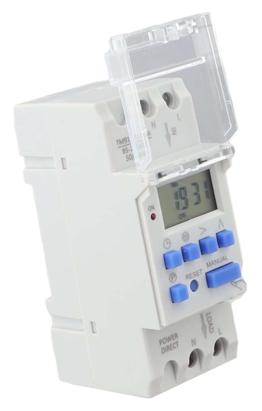 TM919TK Interruptor de temporizador astronómico 16A 3200W Temporizador electrónico digital con longitud de latitud configuración Calendario perpetuo for control automático de salida y puesta de sol